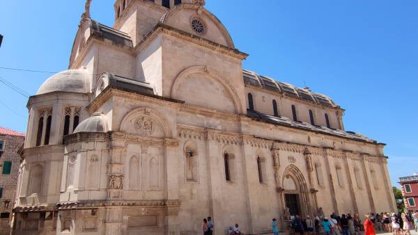 Šibenik's old town center